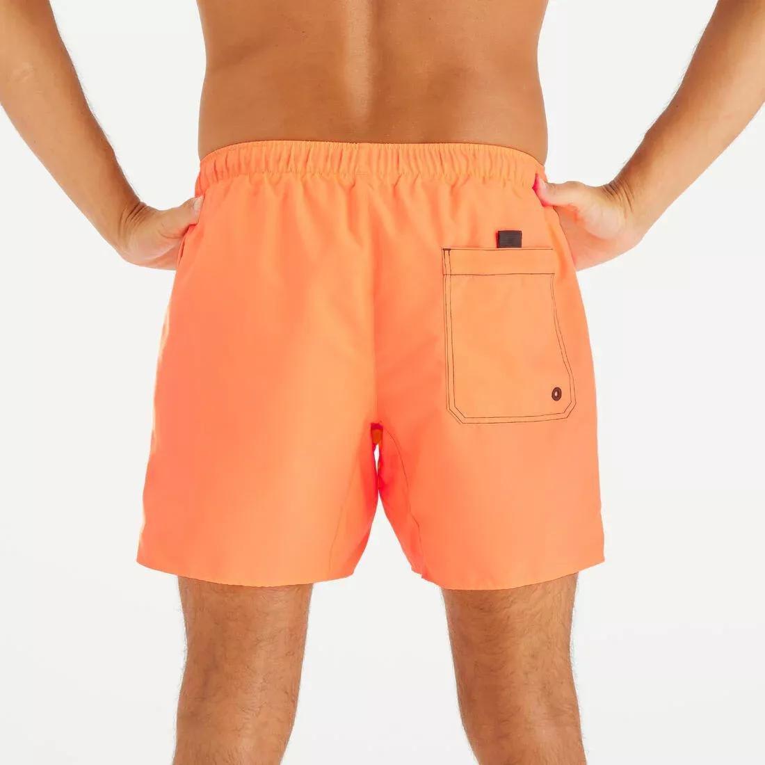 Men Surfing Boardshorts Swim Shorts, Hendaia Pockets, Green, No Color, large image number 4