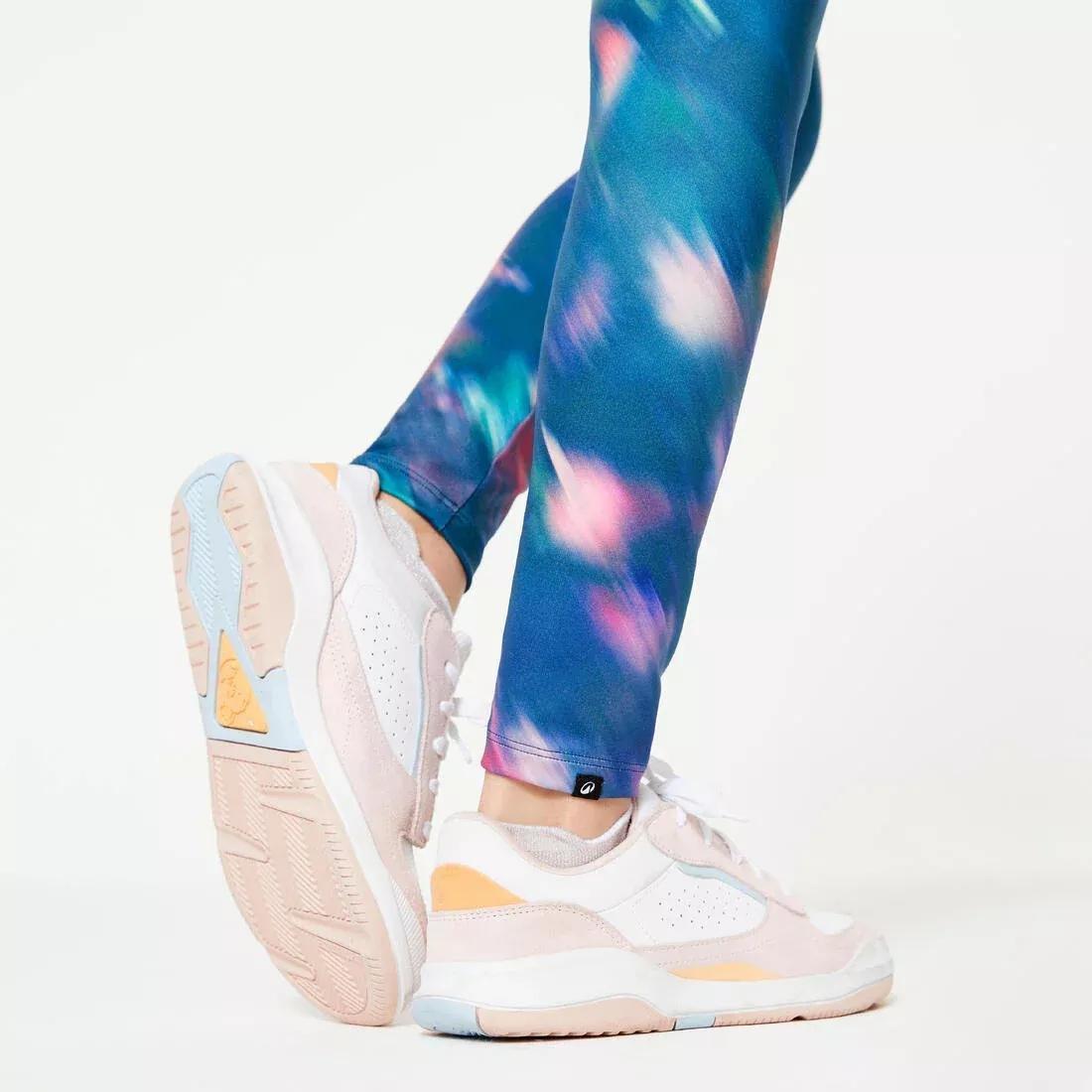 Kids Girls Breathable Leggings Print, Multicolour, No Color, large image number 6