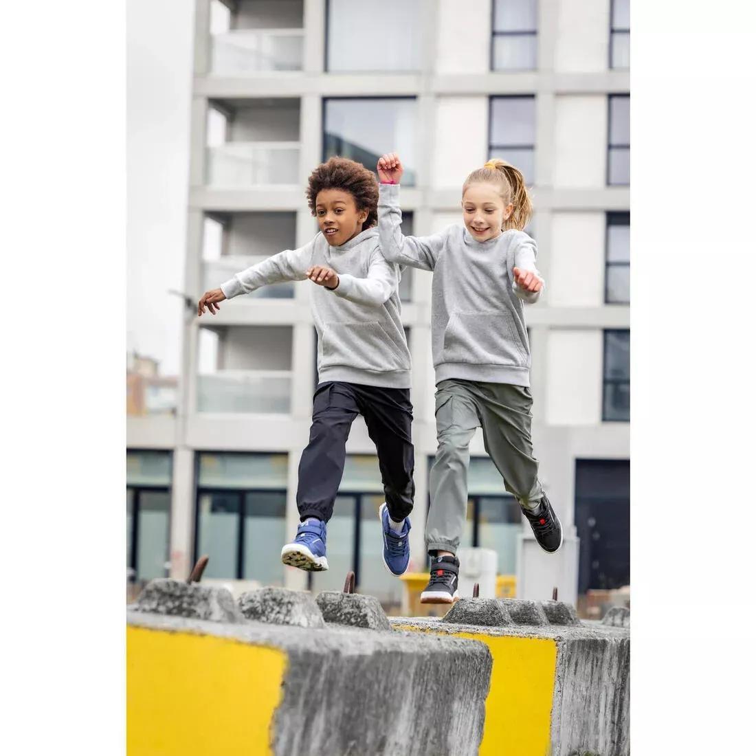 Kids Unisex Cargo Jogging Bottoms, Beige, No Color, large image number 9