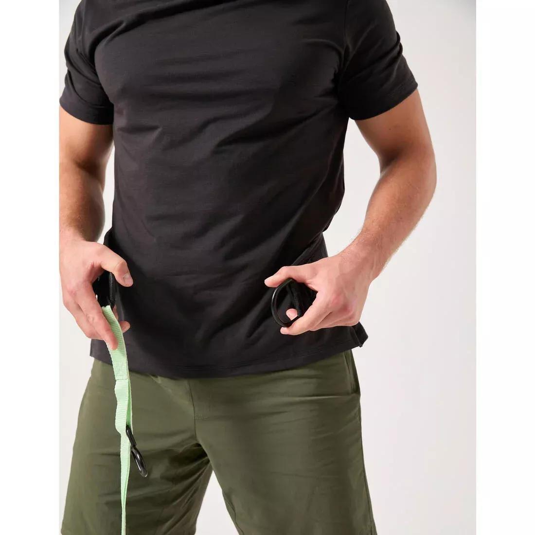 Weight Training Weighted Belt With Straps - Up To 200 Kg, Green, No Color, large image number 2