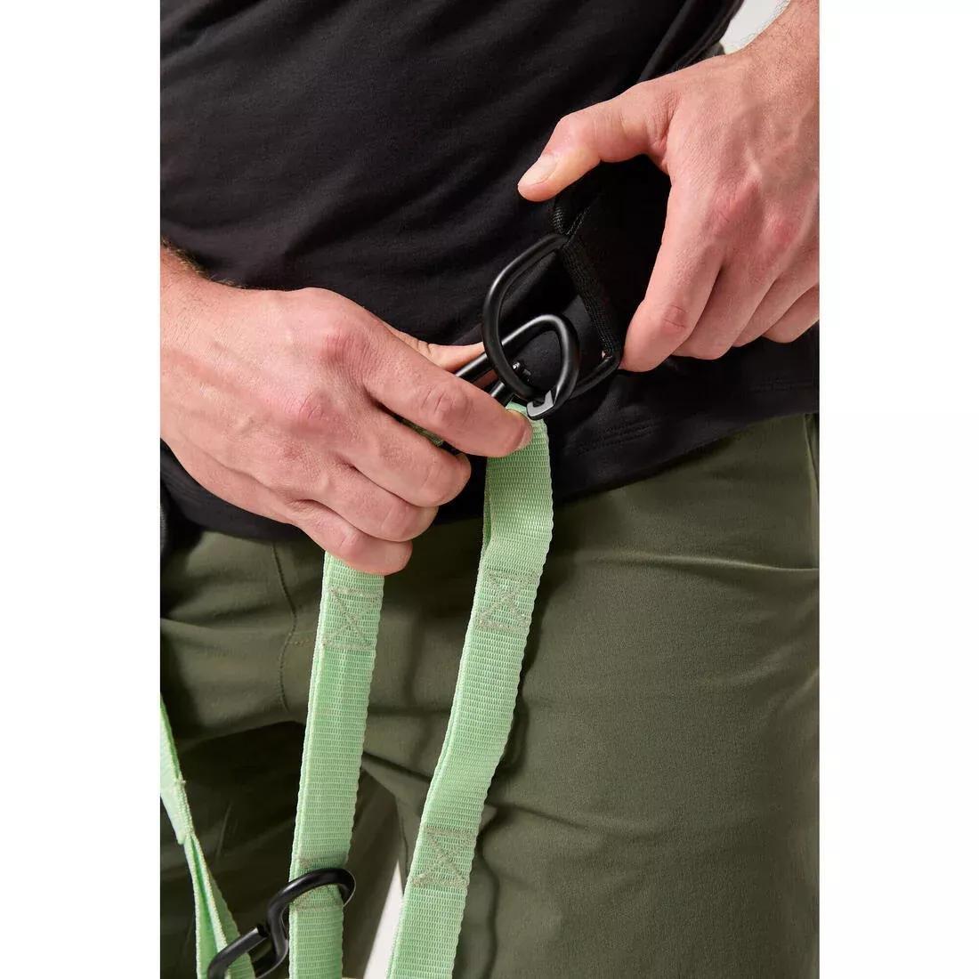 Weight Training Weighted Belt With Straps - Up To 200 Kg, Green, No Color, large image number 4