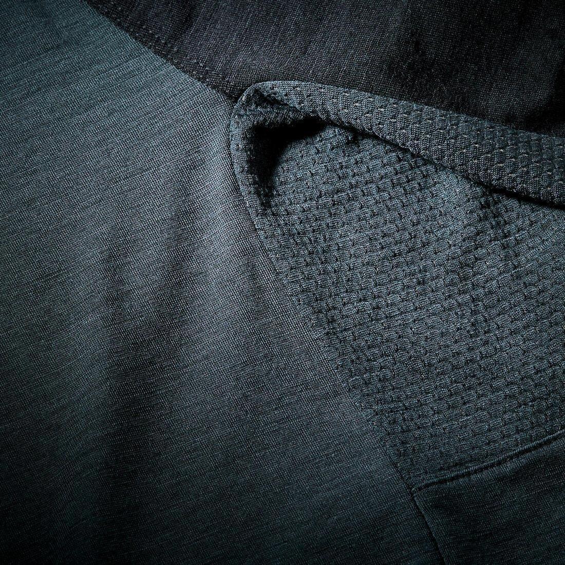 Men Short-Sleeved Merino Wool T-Shirt - Merino Resist, Grey, No Color, large image number 7