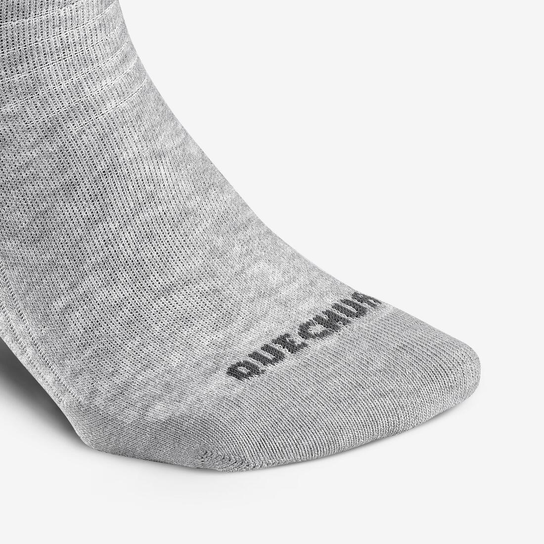 QUECHUA--SOCKS SH100 MID AD GR EY, No Color, large image number 3