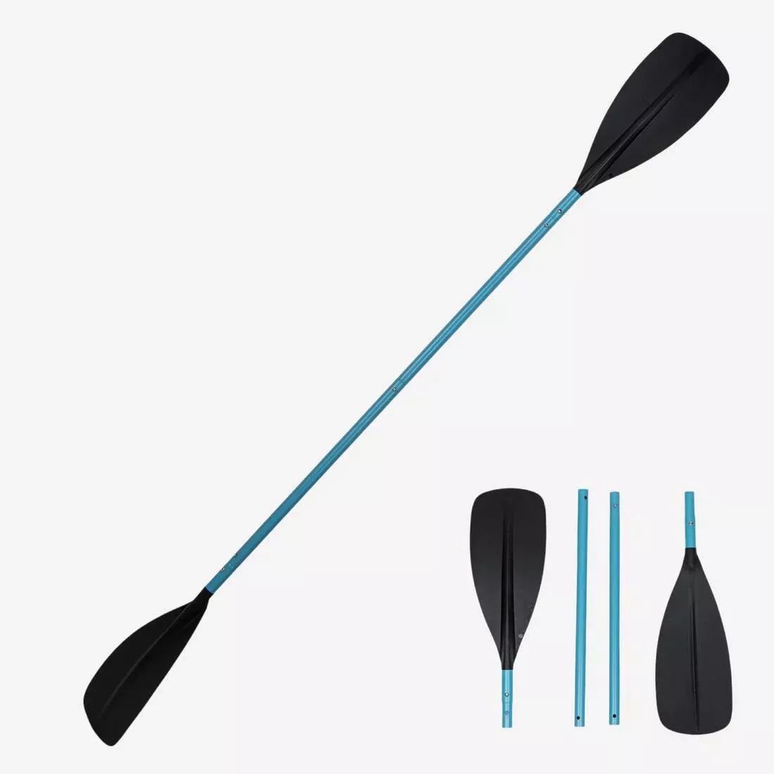 4P kayak paddle 215 cm - 100, Blue, No Color, medium