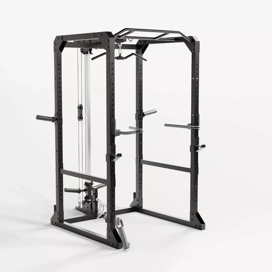 BLACK Weight Training Cage Power Rack 900, No Color, medium