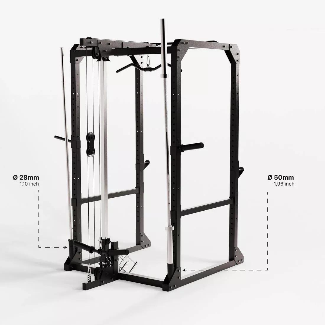 BLACK Weight Training Cage Power Rack 900, No Color, large image number 5