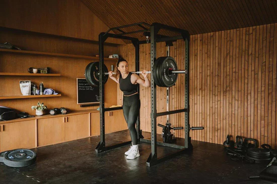 BLACK Weight Training Cage Power Rack 900, No Color, medium