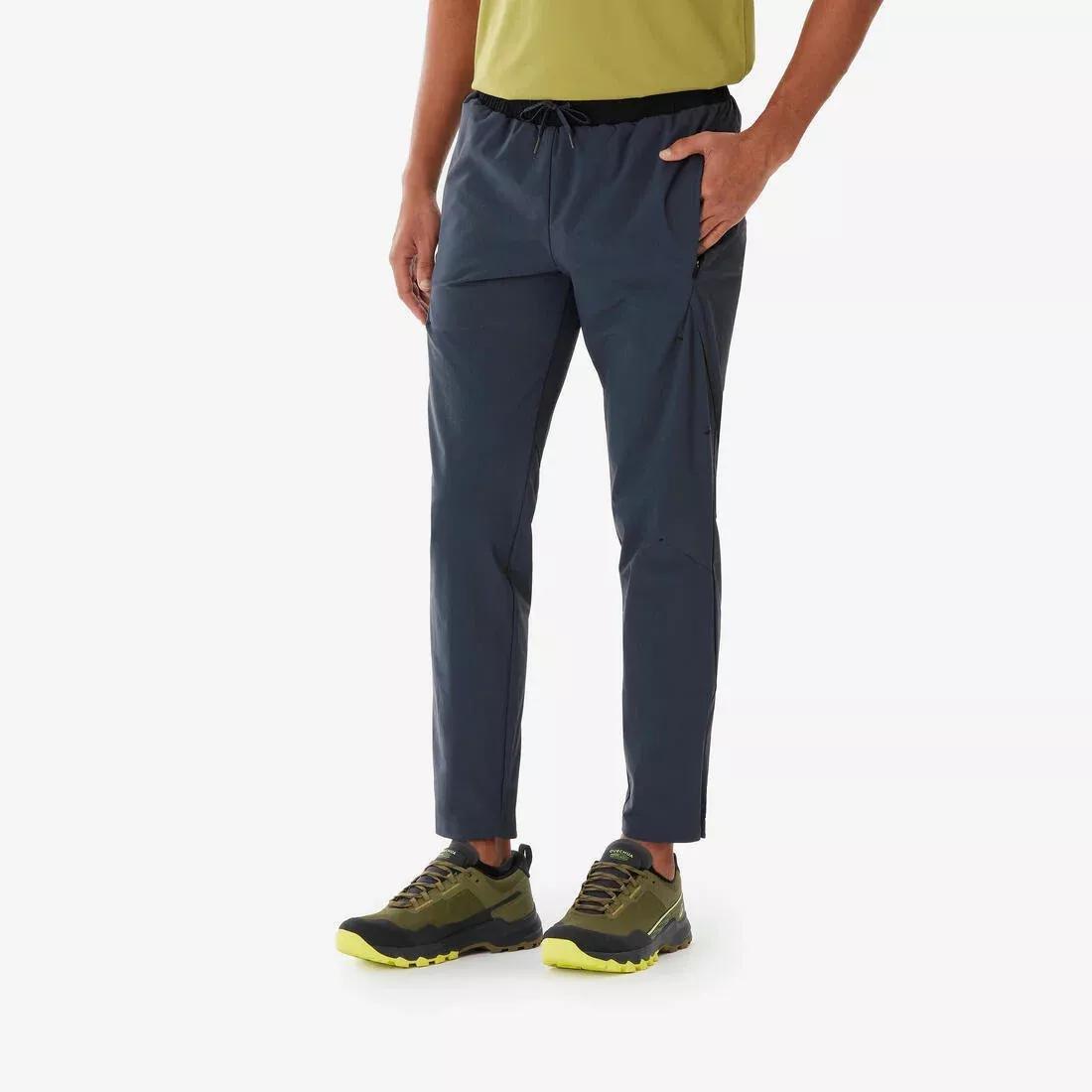 SLATE GREY Men's Hiking Trousers, MH500, No Color, medium