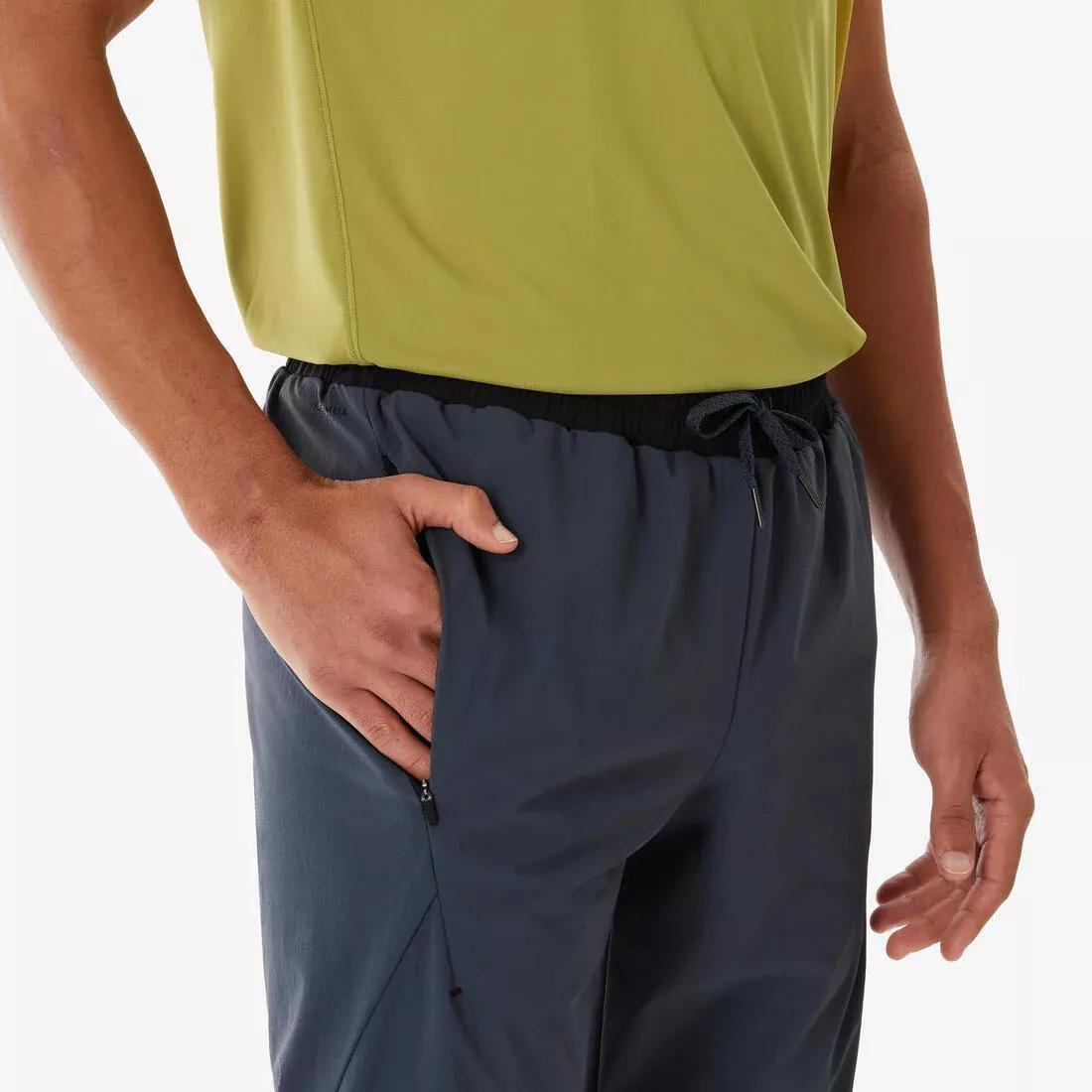 SLATE GREY Men's Hiking Trousers, MH500, No Color, large image number 4