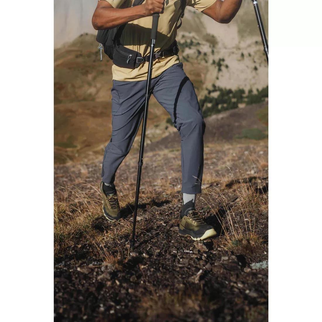 SLATE GREY Men's Hiking Trousers, MH500, No Color, large image number 8