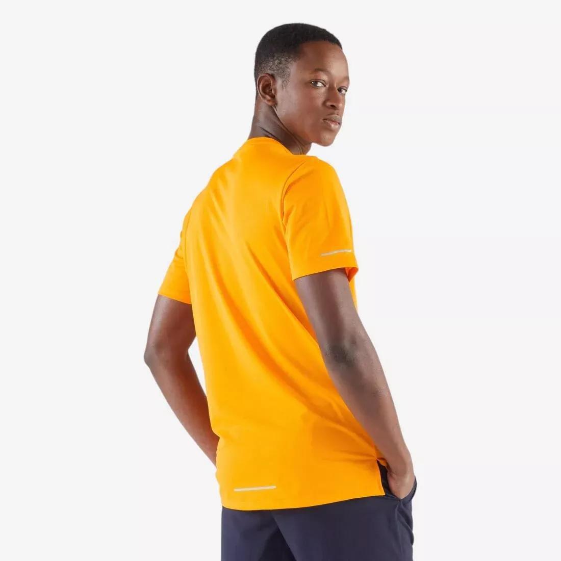 Men Running Breathable T-Shirt - Kiprun Run 500 Dry, Green, No Color, large image number 3