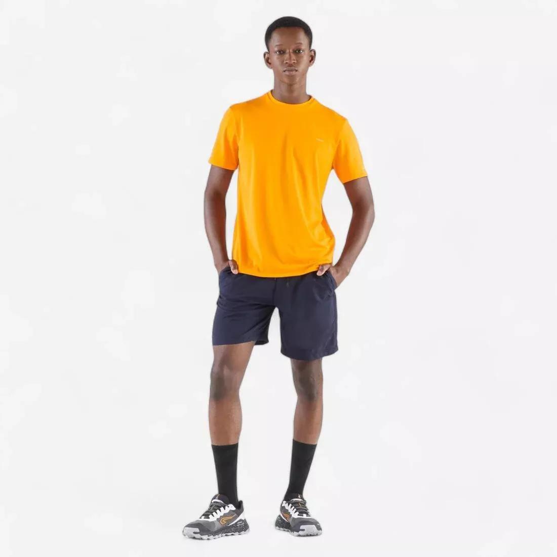 Men Running Breathable T-Shirt - Kiprun Run 500 Dry, Green, No Color, large image number 6