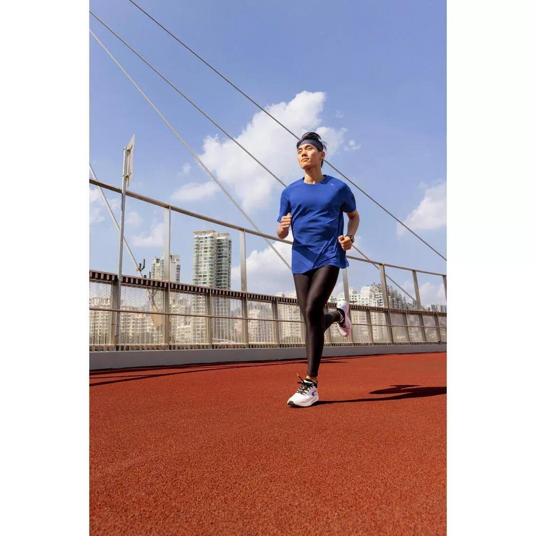 Men Comfort Seamless Running T-Shirt - Kiprun Run 500, Green, No Color, large image number 9