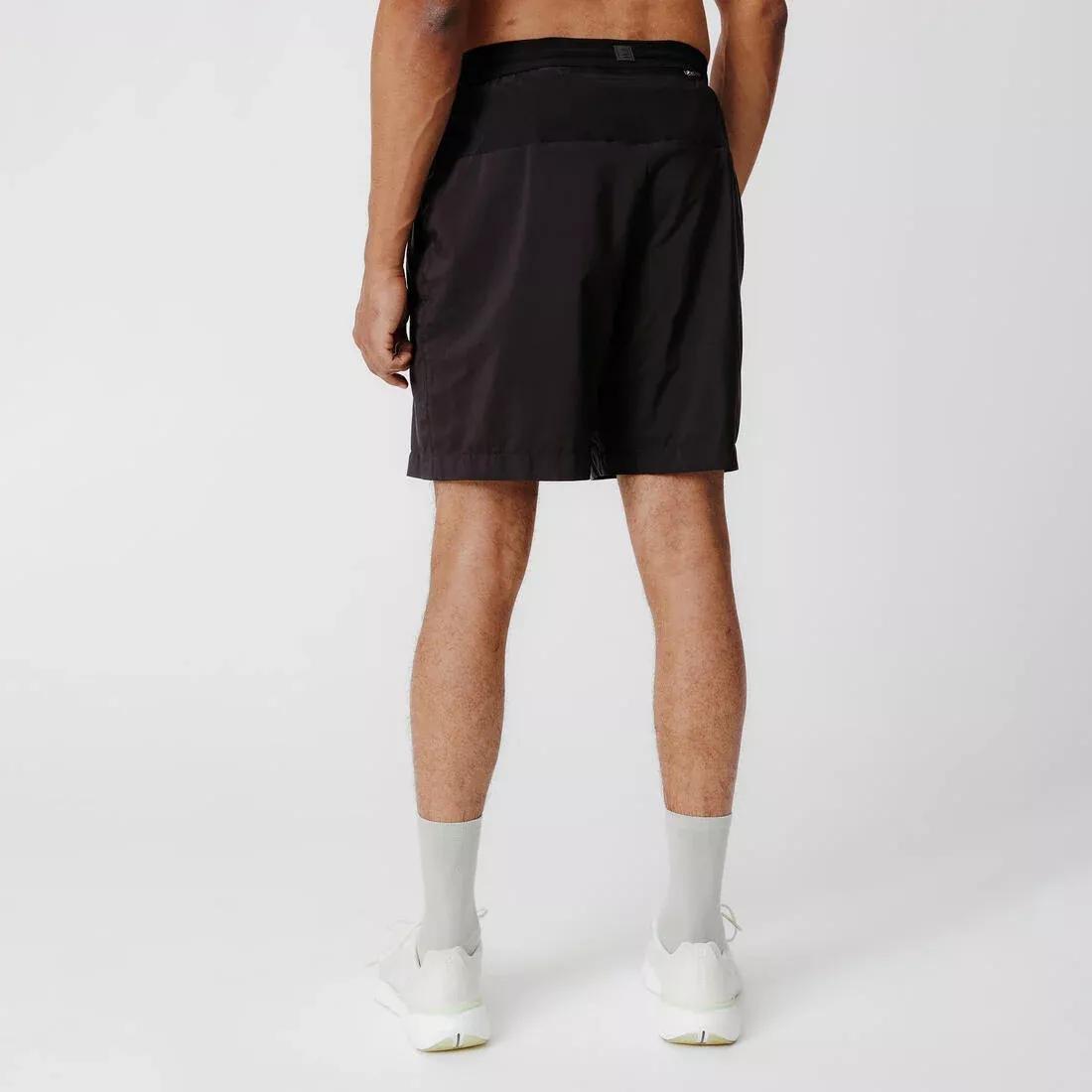 Men Running Shorts Black - Run 500 Dry, Grey, No Color, large image number 6