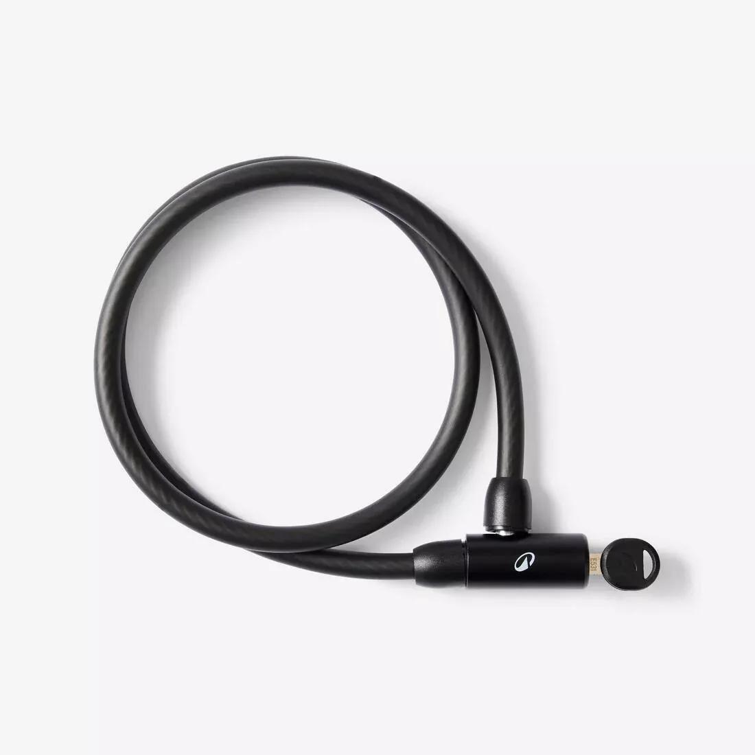 Bike Accessories Anti-Theft Spiral Lock Key - 120, Black, No Color, medium