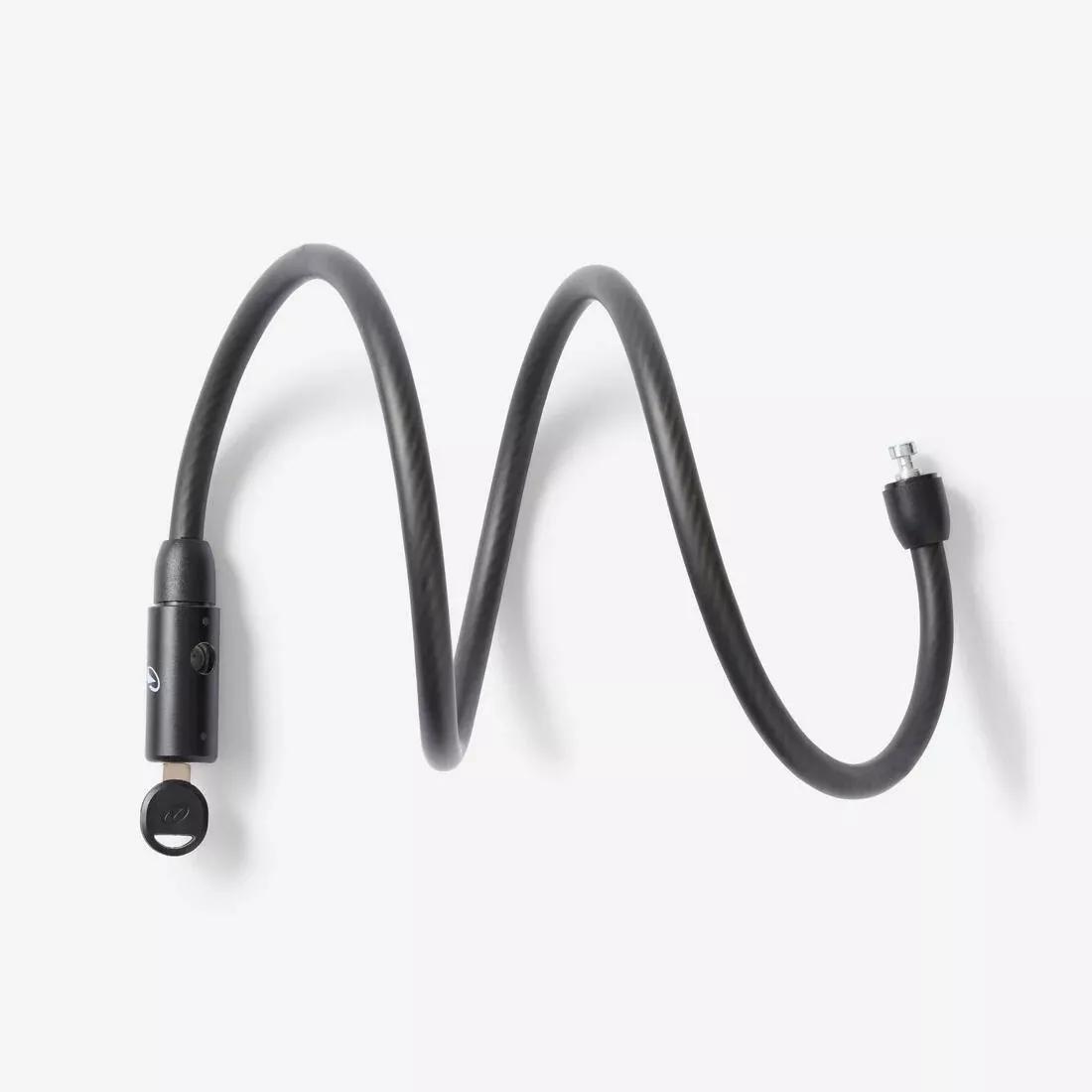 Bike Accessories Anti-Theft Spiral Lock Key - 120, Black, No Color, medium