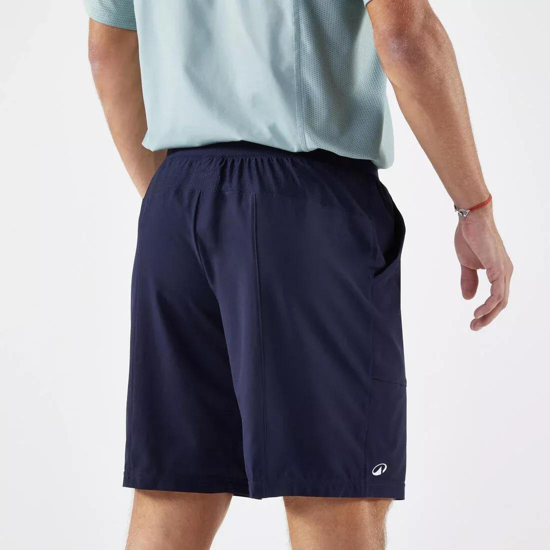 Men Breathable Tennis Shorts - Dry, Brown, No Color, large image number 7