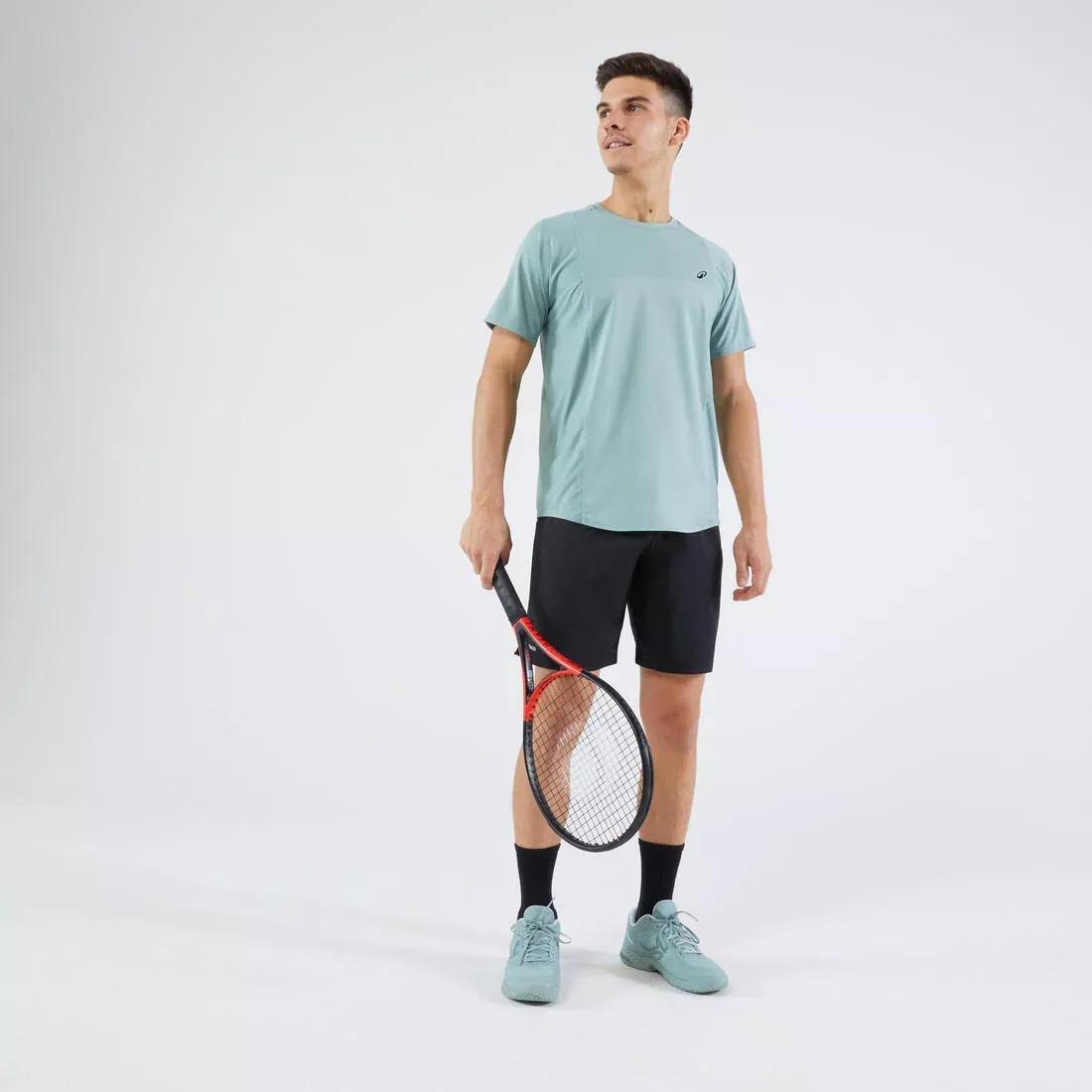 COPPER BROWN Men's Short-Sleeved Tennis T-Shirt Dry Gaأ&laquo;l Monfils, No Color, large image number 7