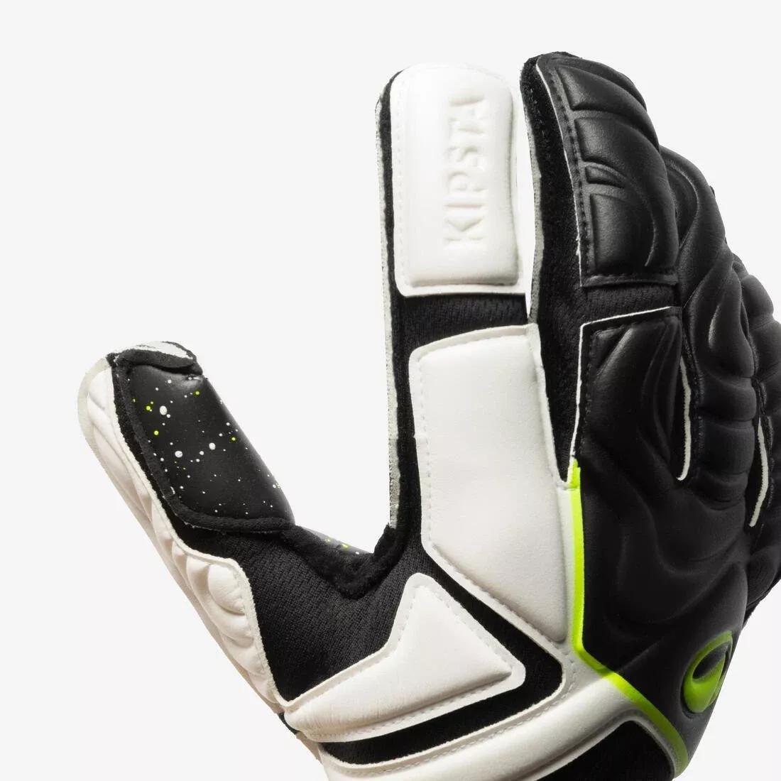 Adult Goalkeeper Gloves VRLT 500, Black, No Color, medium