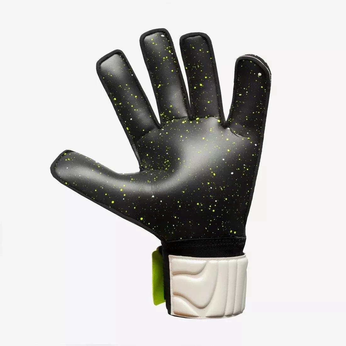 Adult Goalkeeper Gloves VRLT 500, Black, No Color, large image number 3