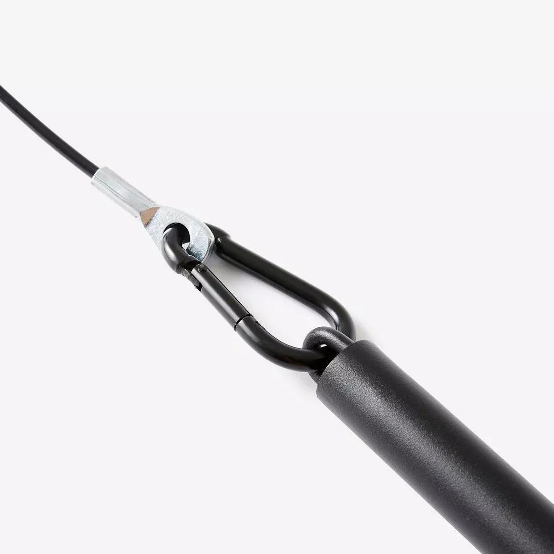 Weight Training Pulley Station With Pull Bar - and Disc, No Color, medium