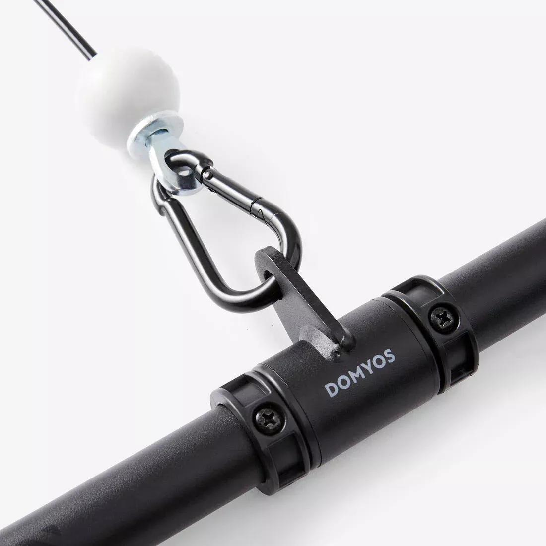 Weight Training Pulley Station With Pull Bar - and Disc, No Color, large image number 3