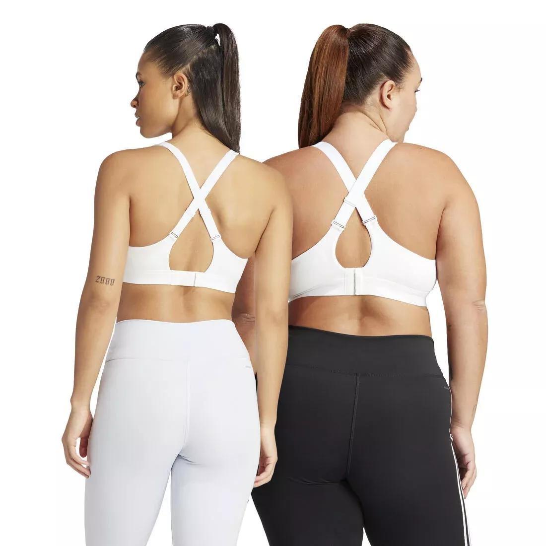 Tlrdreact Training High-Support Bra, White, No Color, large image number 4