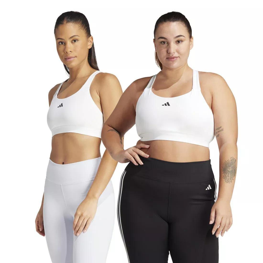 Tlrdreact Training High-Support Bra, White, No Color, large image number 7