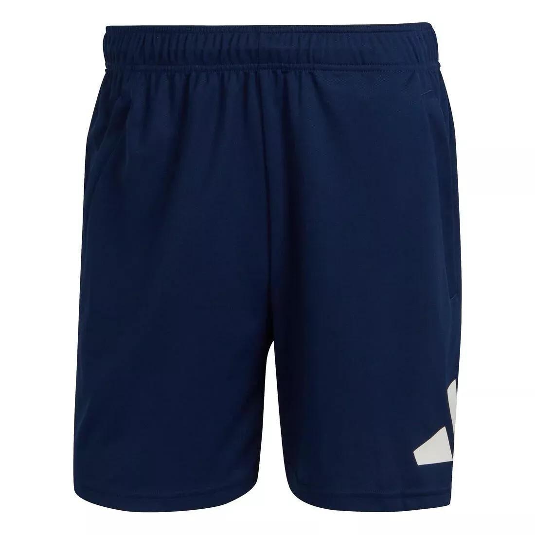 Train Essentials Logo Training Shorts, Blue, No Color, medium