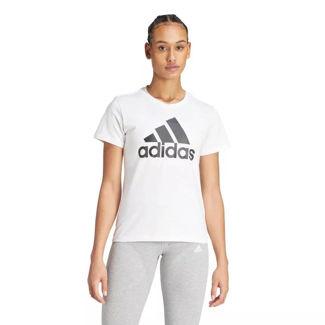 Essentials Logo T-Shirt, White, No Color, medium