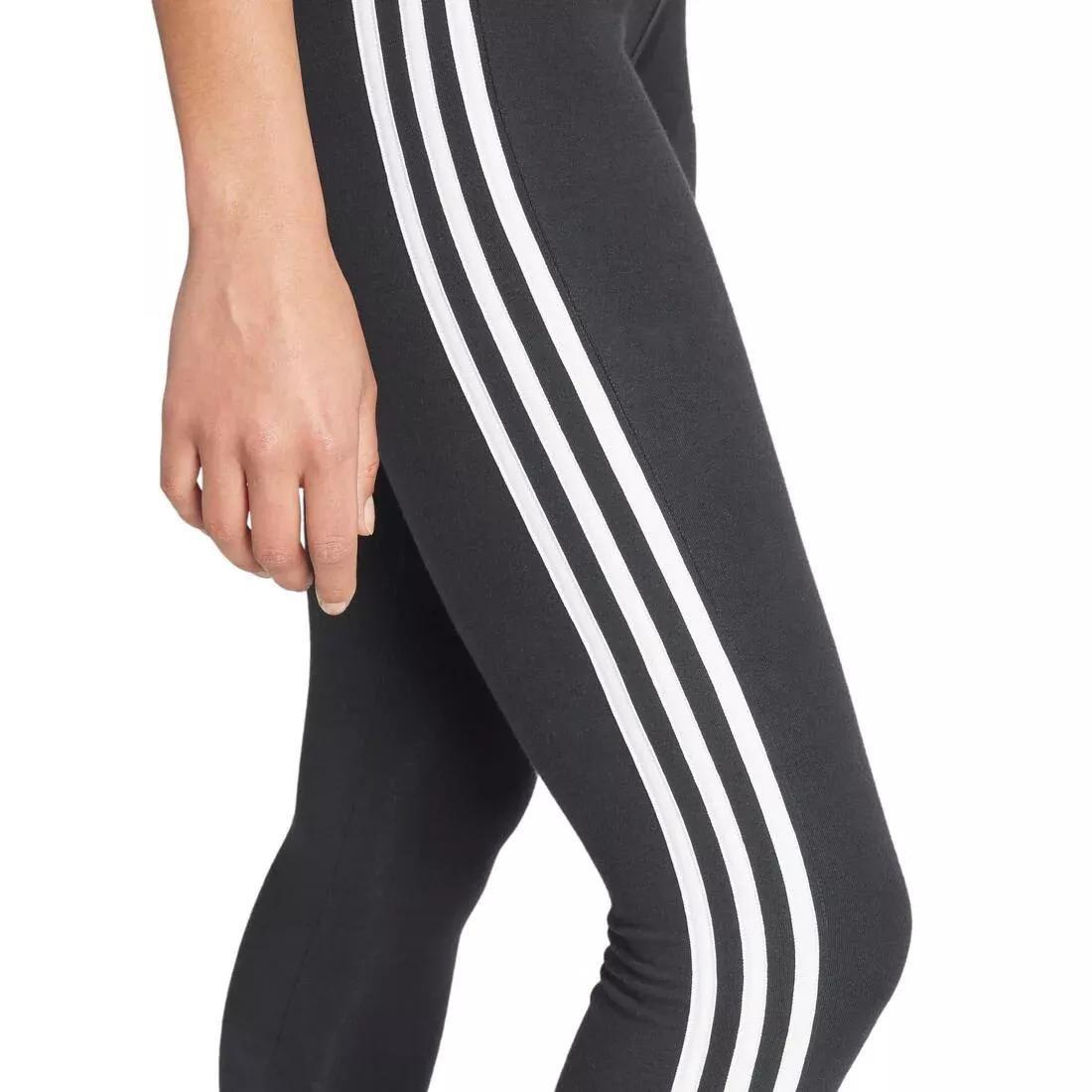 3 Stripes Leggings, Black, No Color, large image number 3