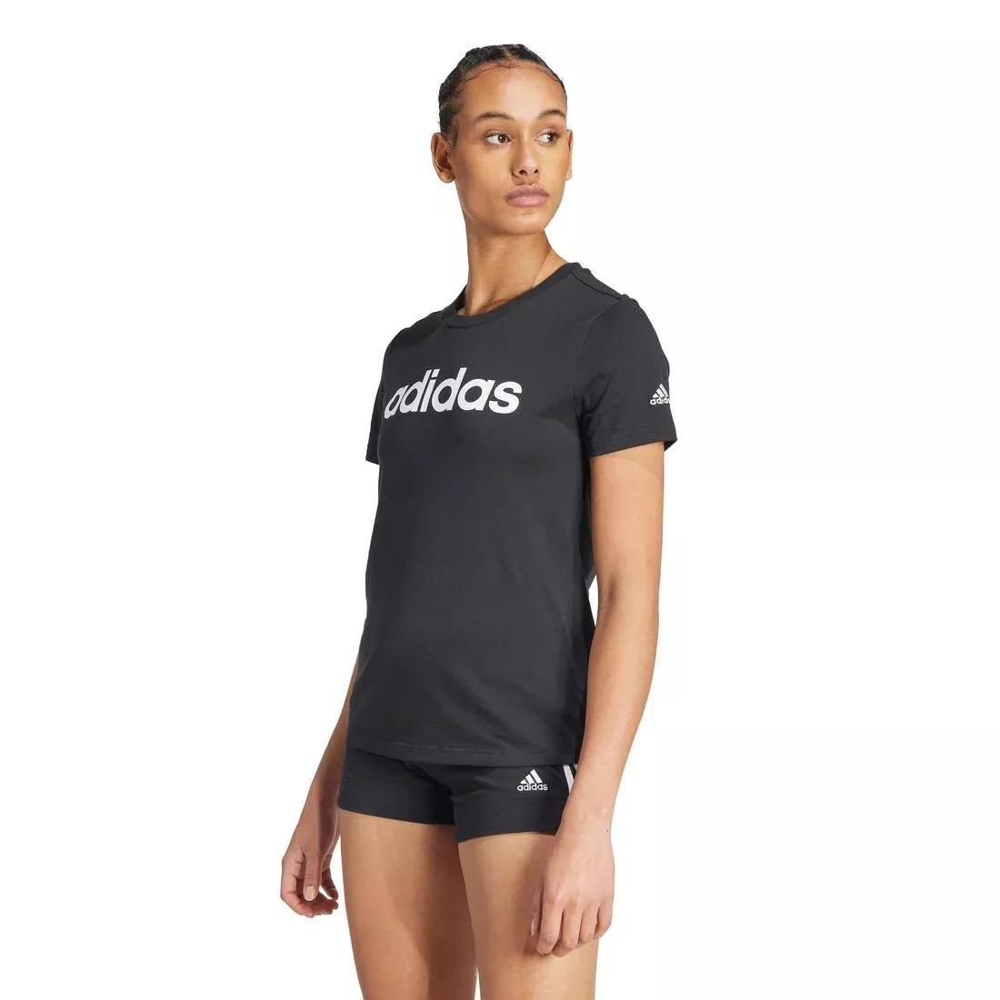 Essentials Slim Logo T-Shirt, Black, No Color, medium
