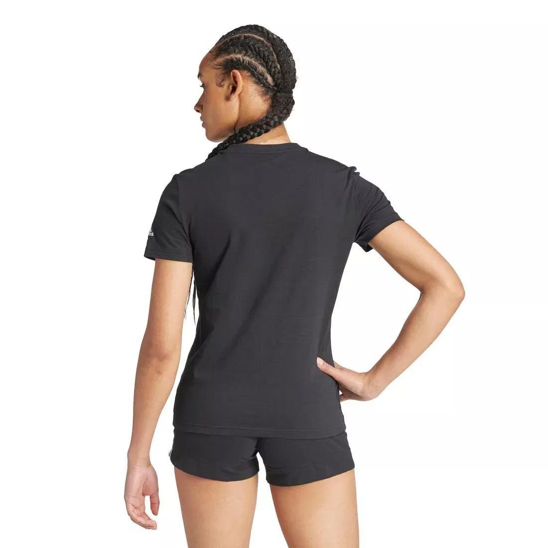 Essentials Slim Logo T-Shirt, Black, No Color, large image number 4