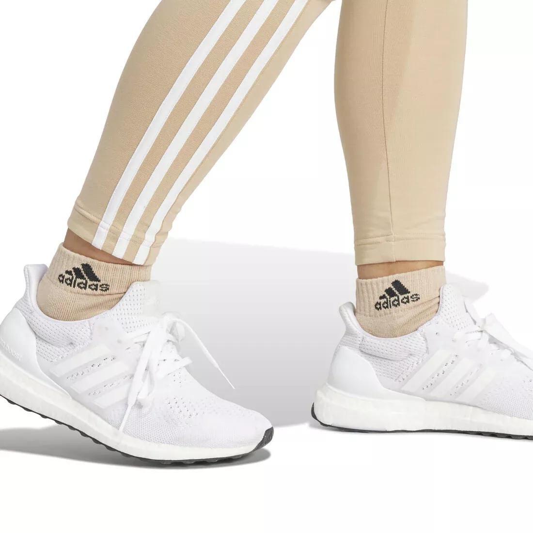 LOUNGEWEAR Essentials 3-Stripes Leggings, Beige, No Color, large image number 4
