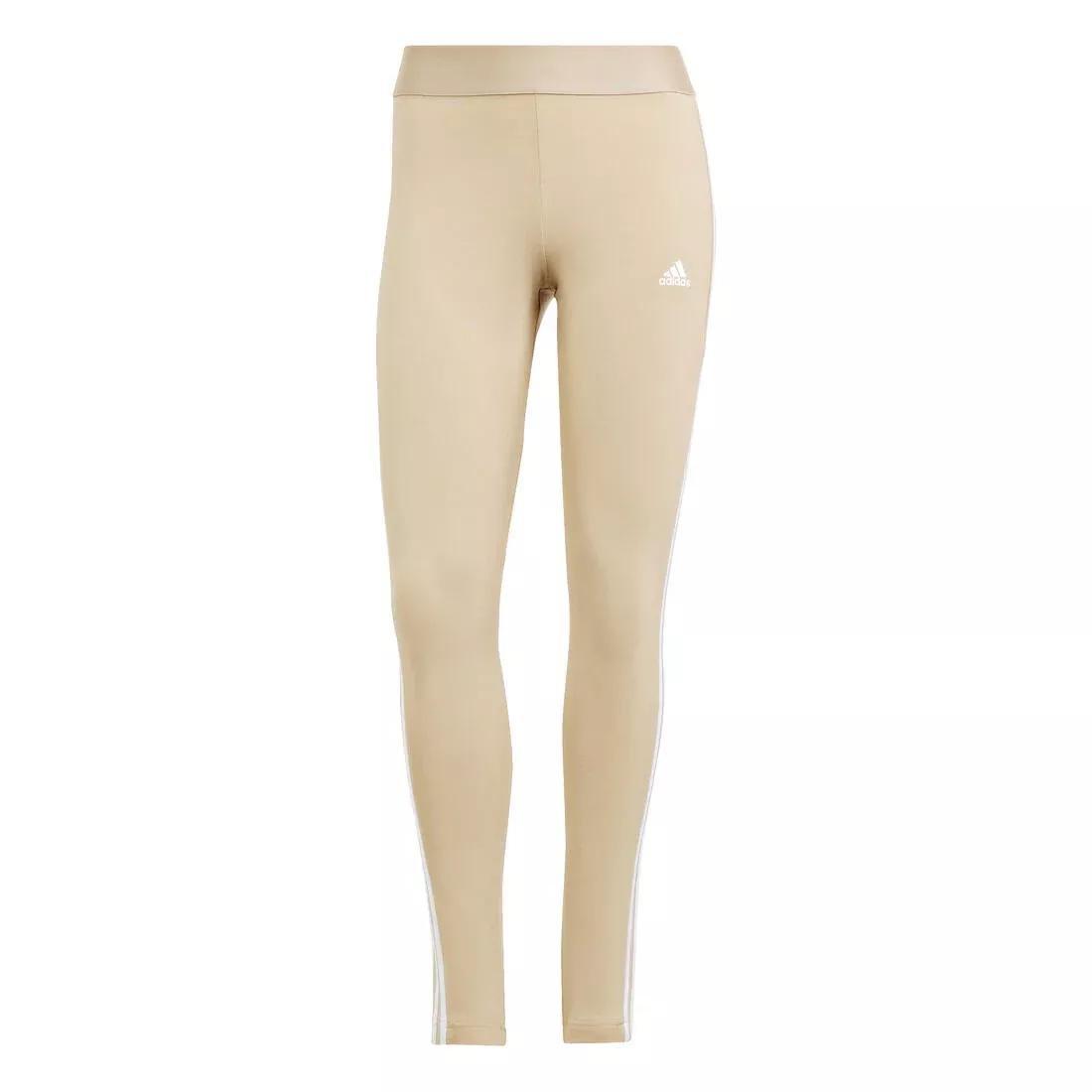 LOUNGEWEAR Essentials 3-Stripes Leggings, Beige, No Color, large image number 5