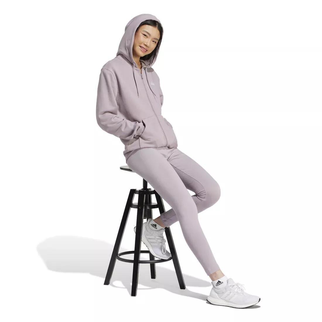 Essentials High-Waisted Logo Leggings, Purple, No Color, large image number 1