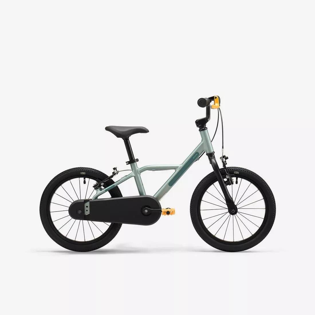 Kids Unisex Bike 16in 4-6 Years - Discover 100, Green, No Color, medium