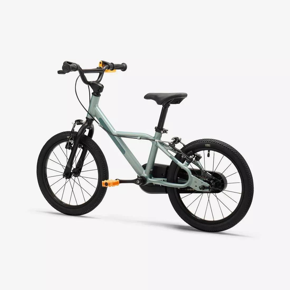 Kids Unisex Bike 16in 4-6 Years - Discover 100, Green, No Color, medium