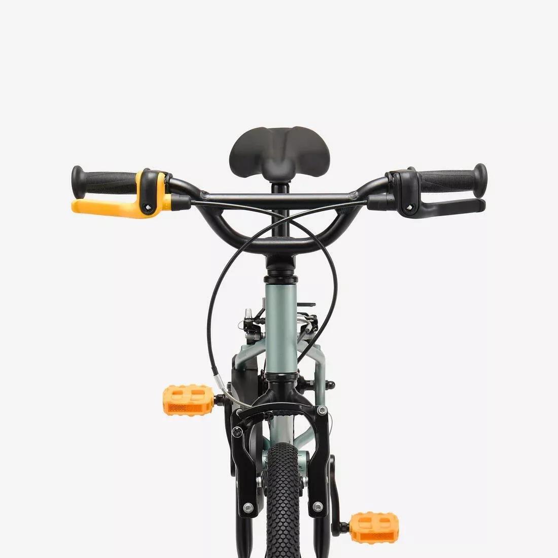 Kids Unisex Bike 16in 4-6 Years - Discover 100, Green, No Color, large image number 4