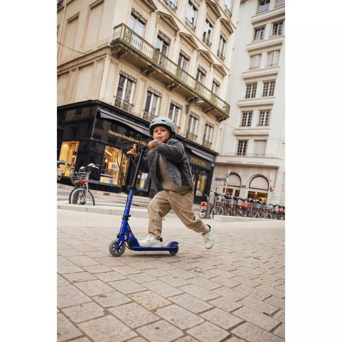 Kids Girls Scooter With Brake Play 5, Pink, No Color, large image number 9