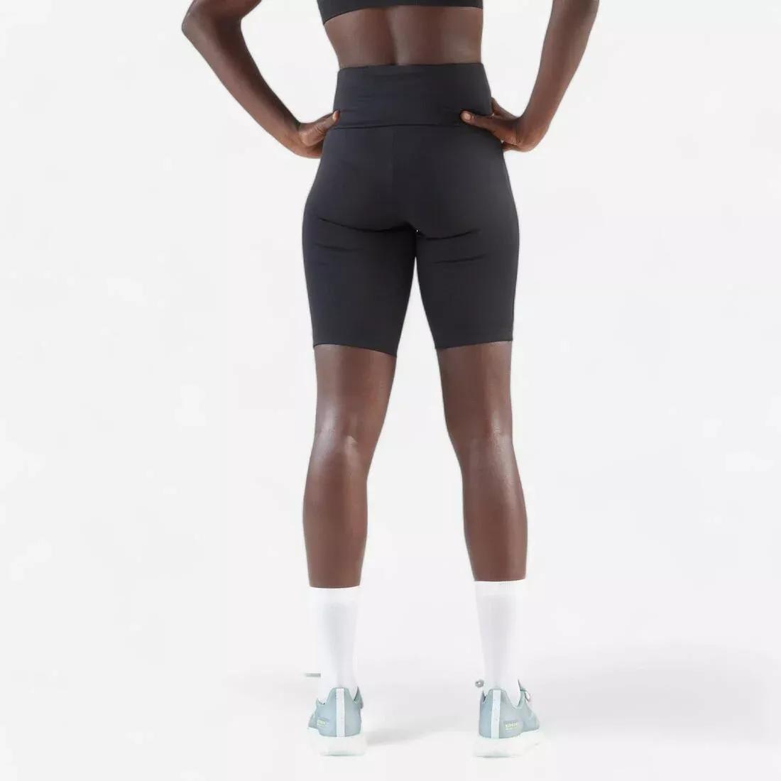 Women Running Cycling Shorts - Kiprun Run 500 Comfort, Black, No Color, large image number 2