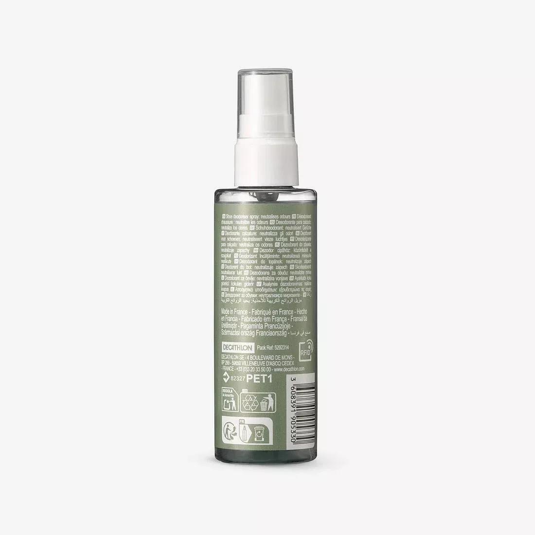 Footwear Deodoriser Spray - 100 mL, Green, No Color, large image number 1