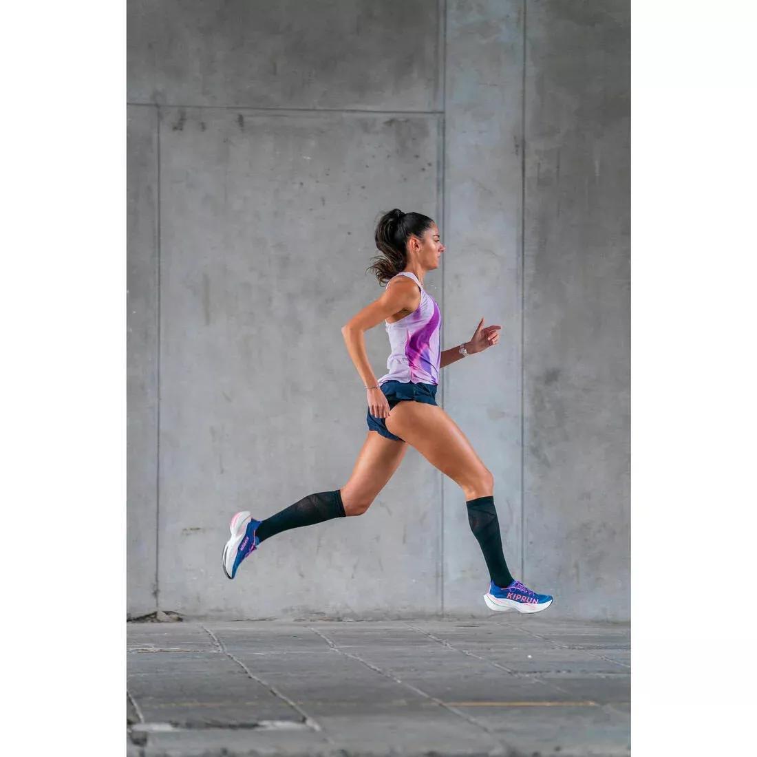 Women Lightweight Running & Trail Shorts - Kiprun Run 900 Light, Navy, No Color, large image number 8