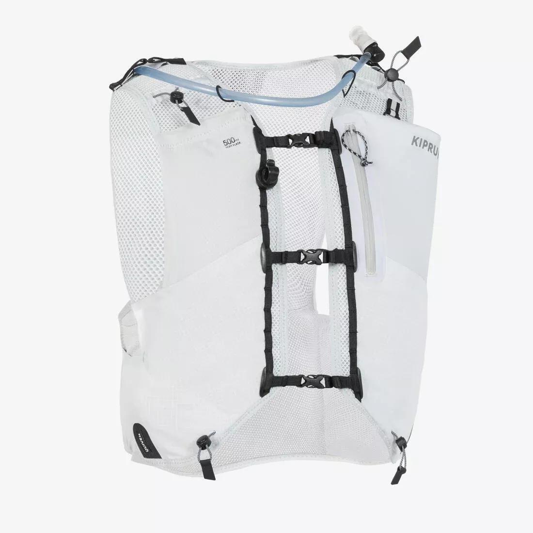 Unisex 10 L Trail Running Bag - Sold With 1 L Water Bladder, Black, No Color, medium