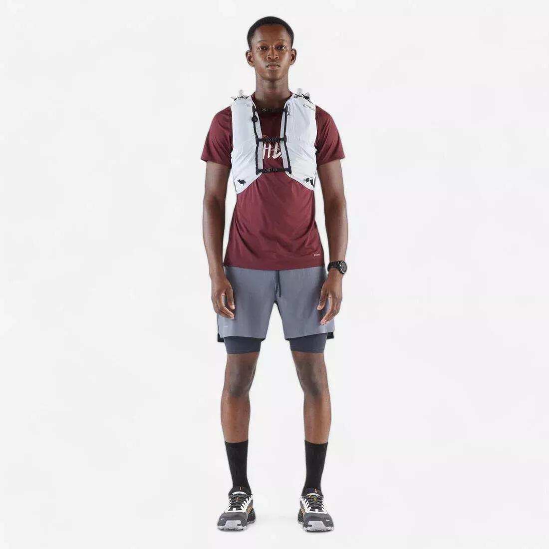 SMOKED BLACK 10 L BLACK UNISEX TRAIL RUNNING BAG - SOLD WITH 1 L WATER BLADDER, No Color, large image number 9