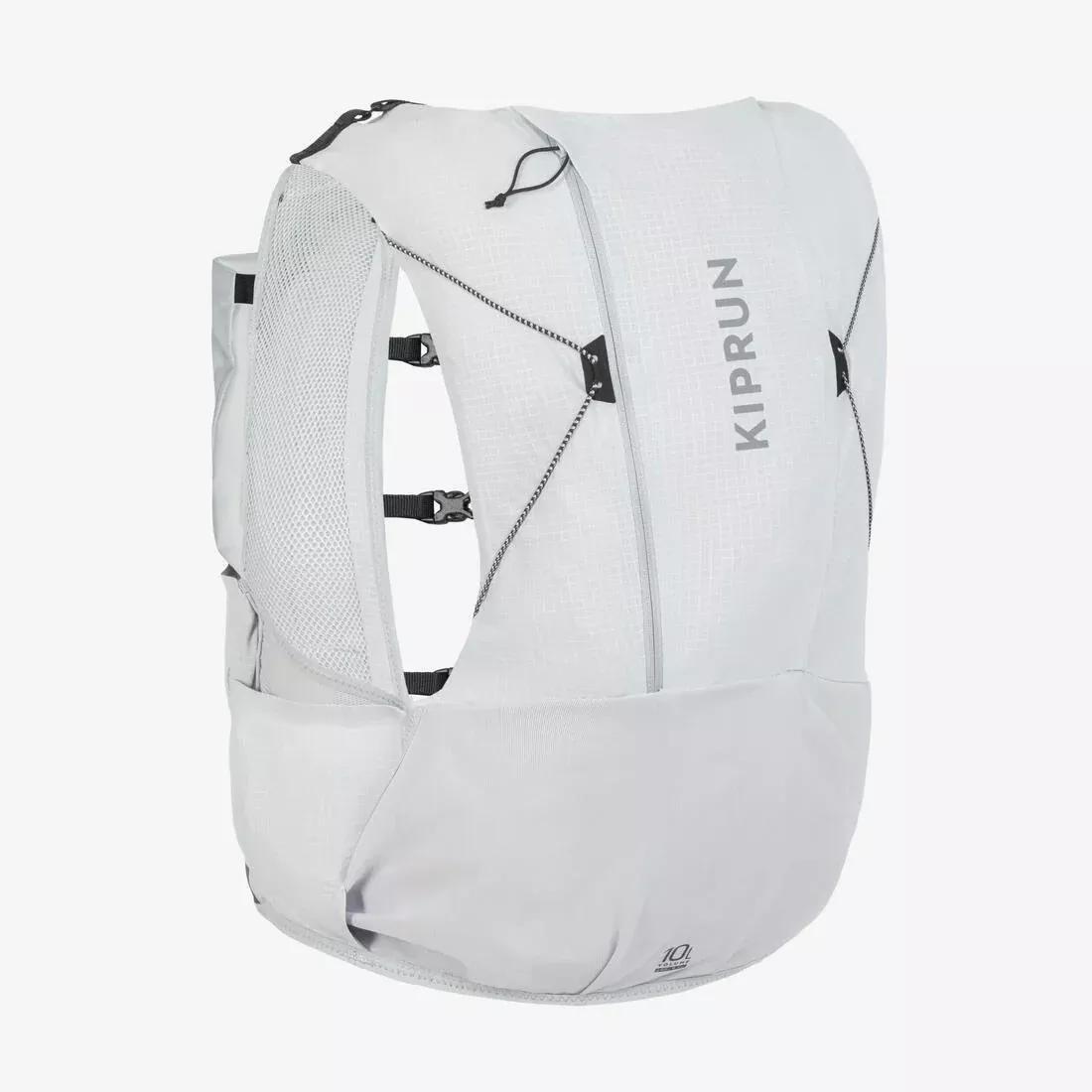 KIPRUN--TRAIL RUNNING BAG 10L SS25 GREY/BLACK, No Color, medium