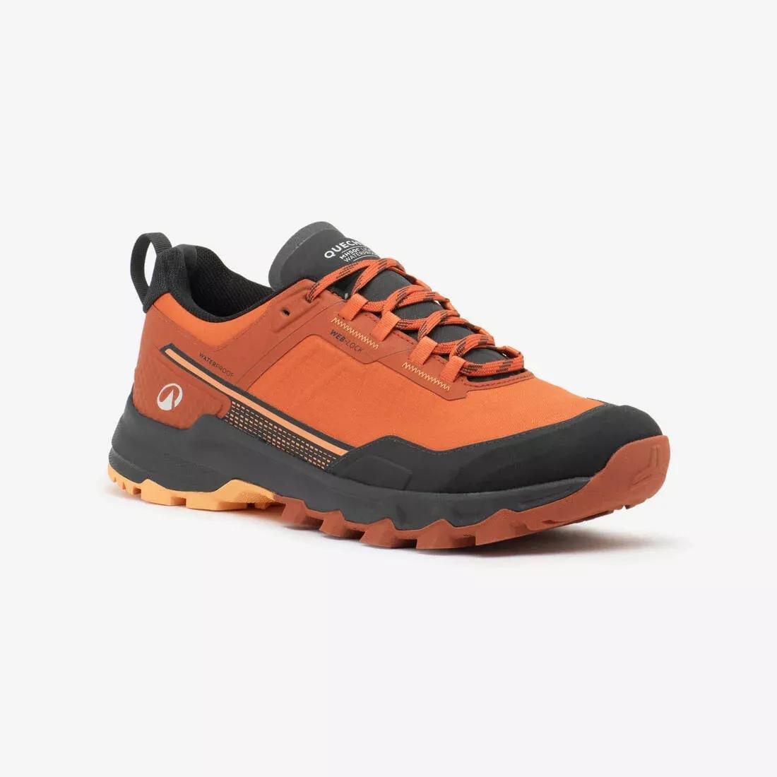 Men Waterproof Hiking Boots - MH500 Light, Orange, 5401_000, large image number 5