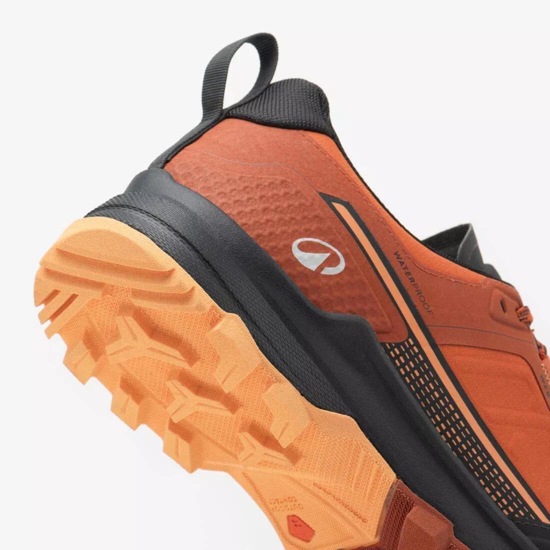 Men Waterproof Hiking Boots - MH500 Light, Orange, No Color, large image number 7
