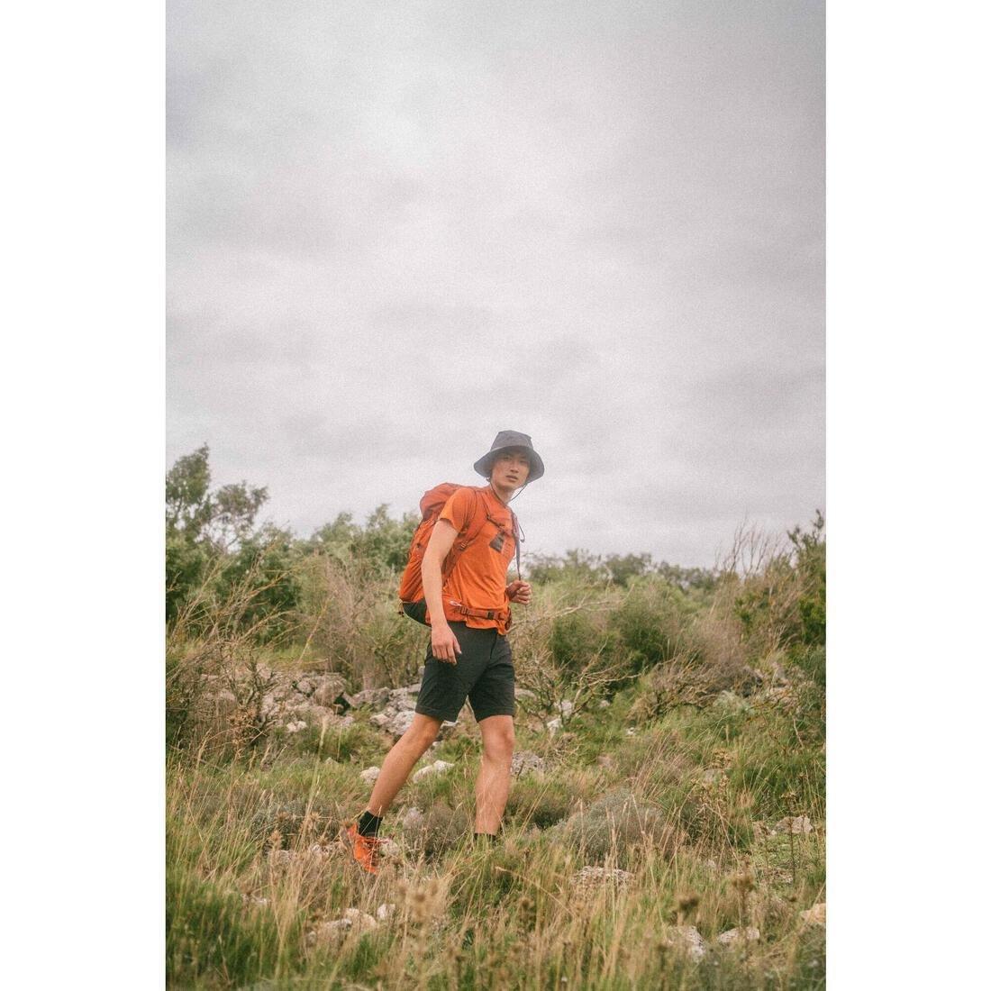 Men Waterproof Hiking Boots - MH500 Light, Orange, 5401_000, large image number 9