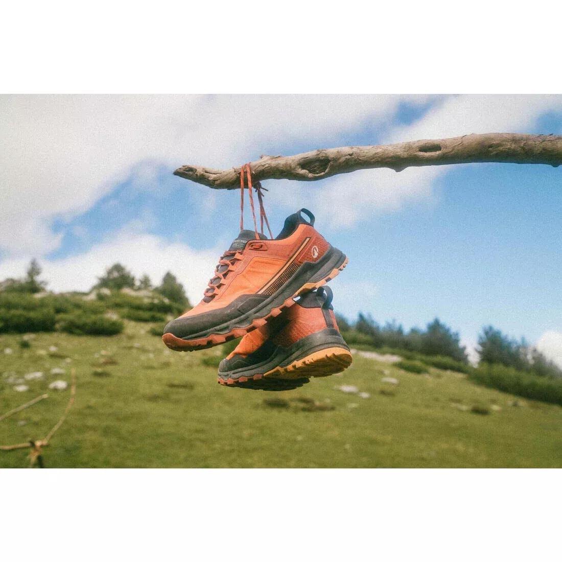 Men Waterproof Hiking Boots - MH500 Light, Orange, No Color, large image number 10